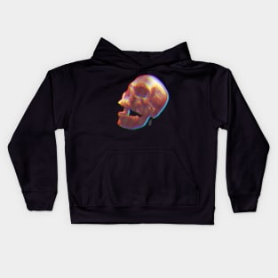 GlitchSkull cmyk Kids Hoodie